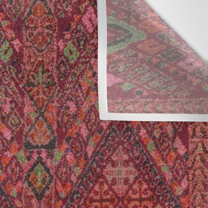 Vibrant Moroccan Kilim Pattern Wall Tapestry Gallery Image 3