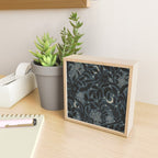 Mysterious Garden - midnight blue Mini Art Print Gallery Image 2