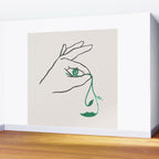 Lady green Wall Mural Gallery Image 2