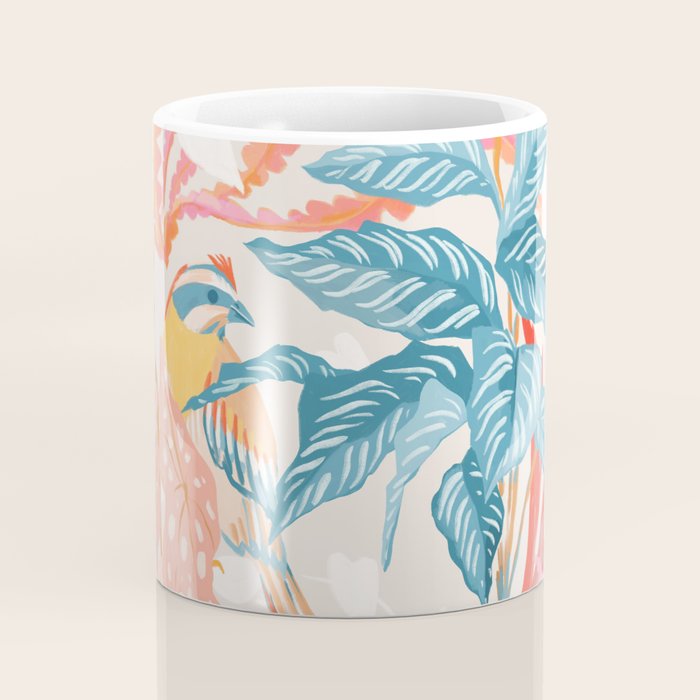 Birds and Plants Coffee Mug Gallery Image 4