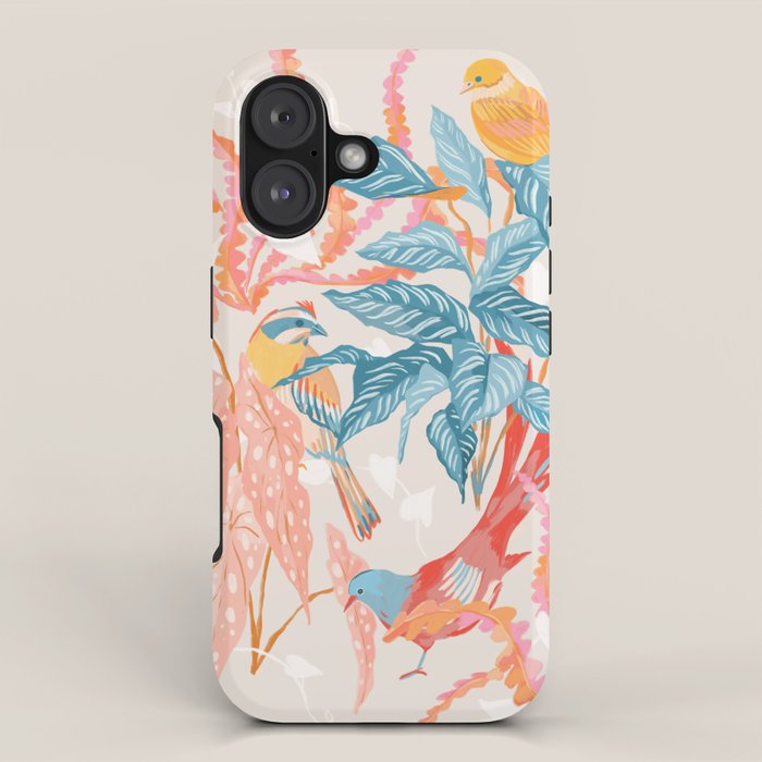 Birds and Plants iPhone Case Gallery Image 1