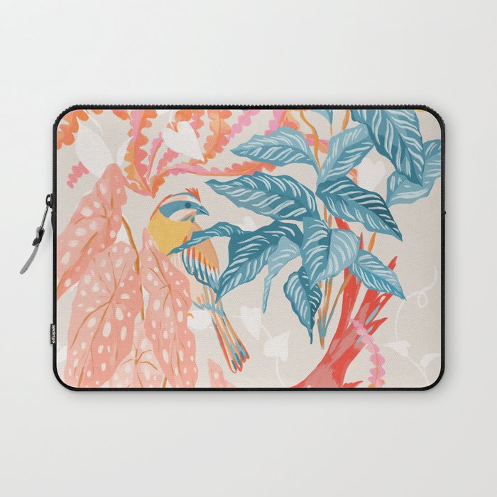 Birds and Plants Laptop Sleeve Gallery Image 1