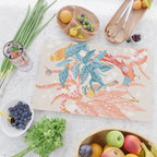 Birds and Plants Cutting Board Gallery Image 2