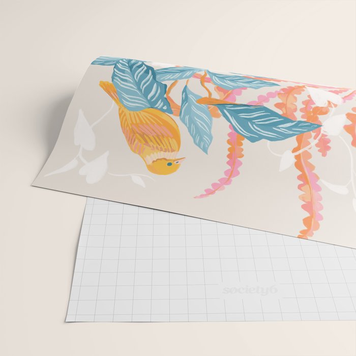 Birds and Plants Wrapping Paper Gallery Image 2