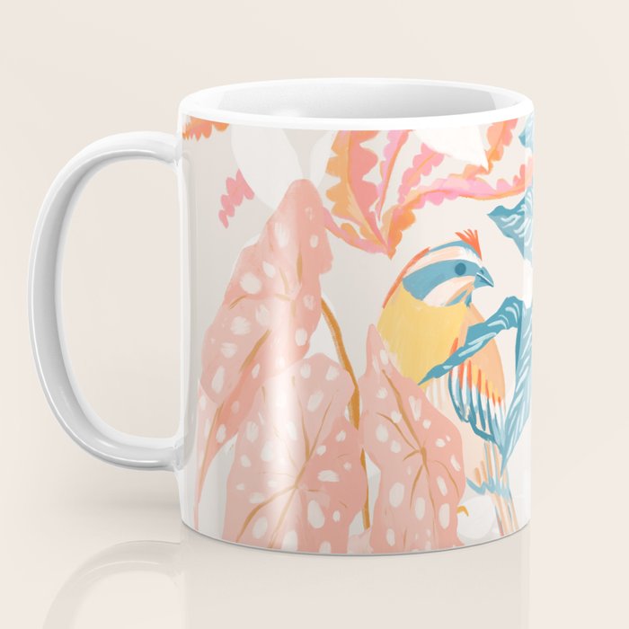 Birds and Plants Coffee Mug Gallery Image 3