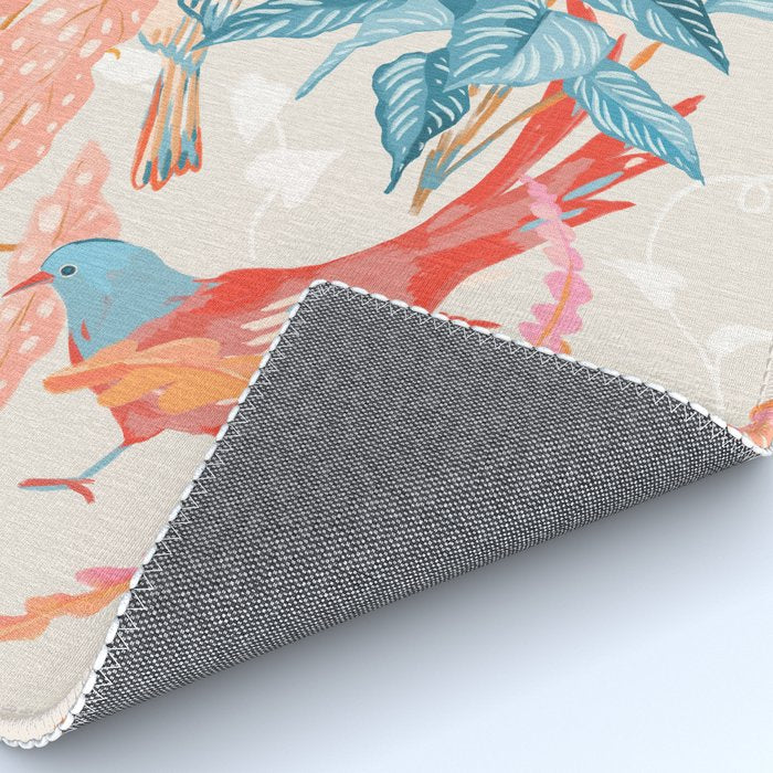 Birds and Plants Rug Gallery Image 4