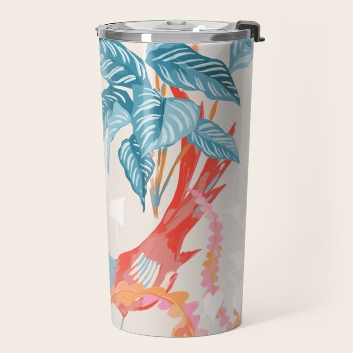Birds and Plants Travel Mug Gallery Image 2