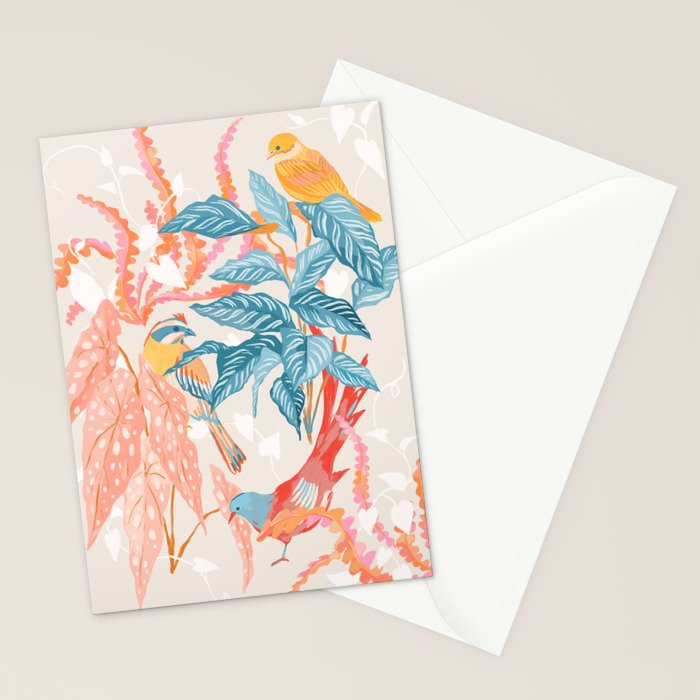 Birds and Plants Stationery Card Gallery Image 2