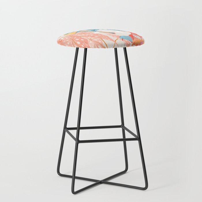 Birds and Plants Stool Gallery Image 1