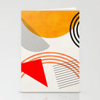 mid century geometry 2021 9 Stationery Card Gallery Image 2