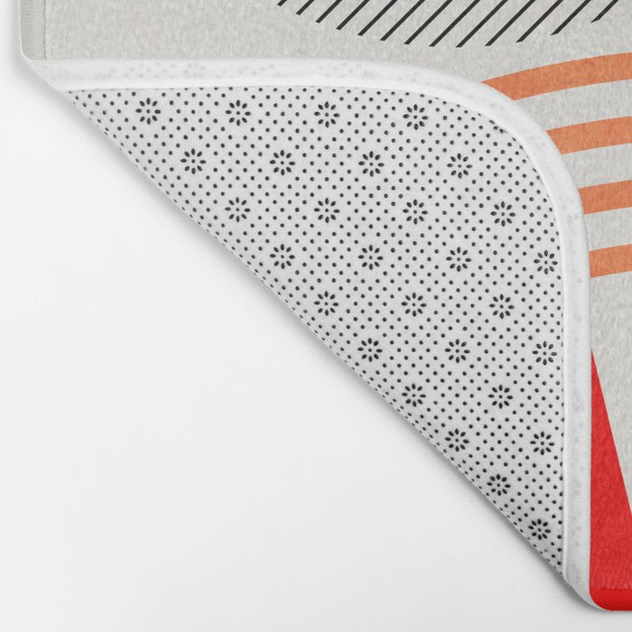 mid century geometry 2021 9 Bath Mat Gallery Image 2