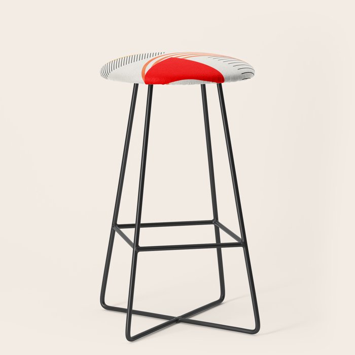 mid century geometry 2021 9 Stool Gallery Image 1