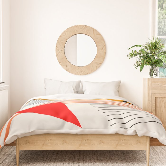 mid century geometry 2021 9 Duvet Cover Gallery Image 3