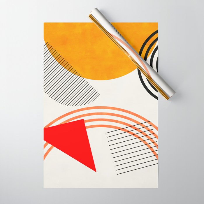 mid century geometry 2021 9 Wrapping Paper Gallery Image 1