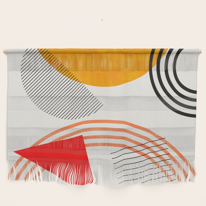 mid century geometry 2021 9 Wall Hanging Gallery Image 1