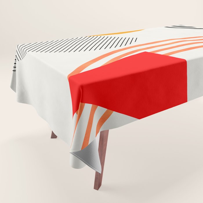 mid century geometry 2021 9 Tablecloth Gallery Image 1