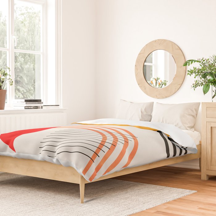 mid century geometry 2021 9 Duvet Cover Gallery Image 2
