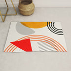 mid century geometry 2021 9 Rug Gallery Image 1