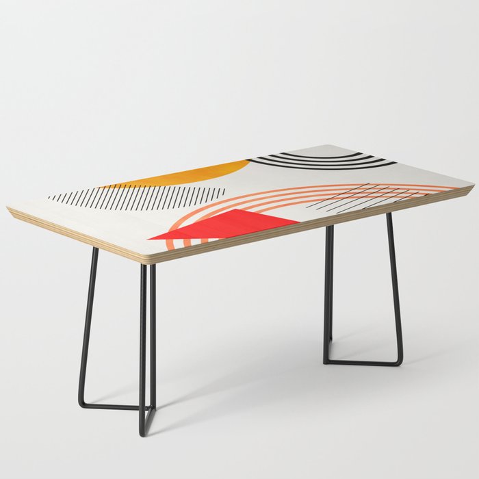 mid century geometry 2021 9 Coffee Table Gallery Image 1
