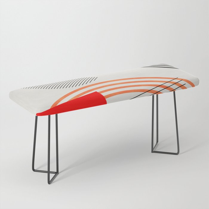 mid century geometry 2021 9 Bench Gallery Image 1