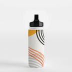 mid century geometry 2021 9 Water Bottle Gallery Image 2