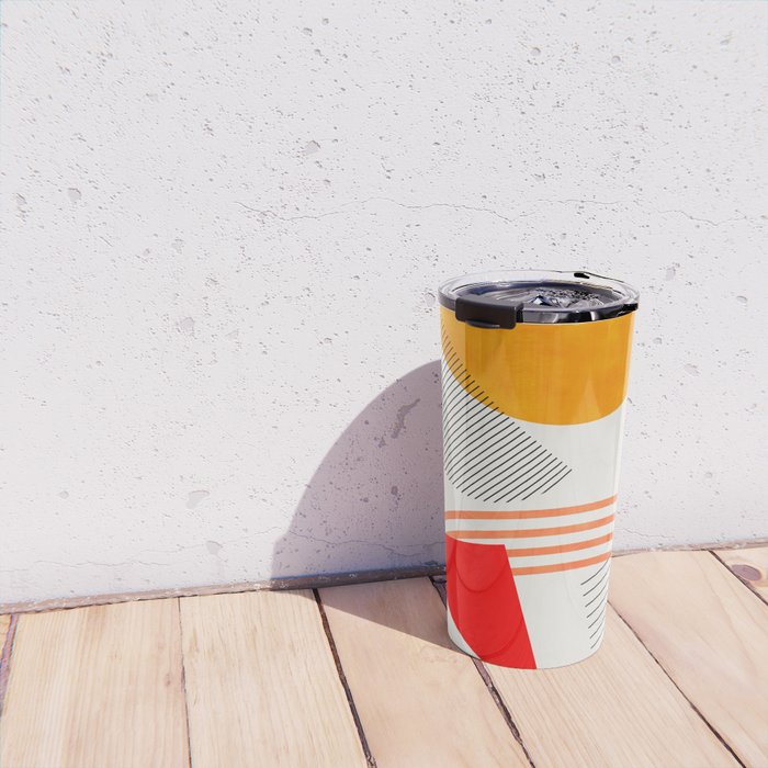 mid century geometry 2021 9 Travel Mug Gallery Image 4