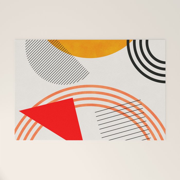mid century geometry 2021 9 Welcome Mat Gallery Image 1