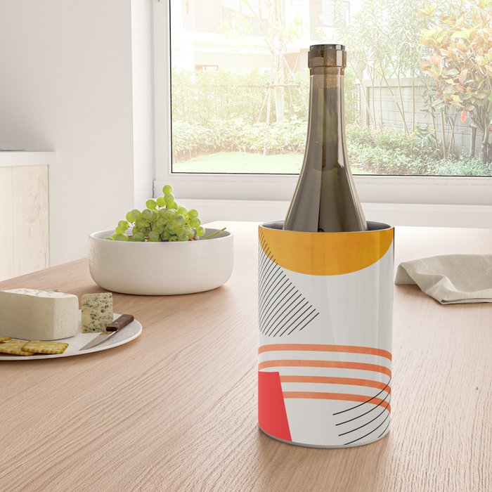 mid century geometry 2021 9 Wine Chiller Gallery Image 4