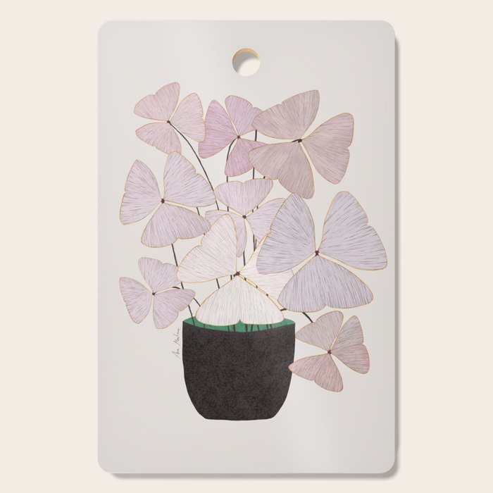  Botanical  clover Pot Cutting Board Gallery Image 1