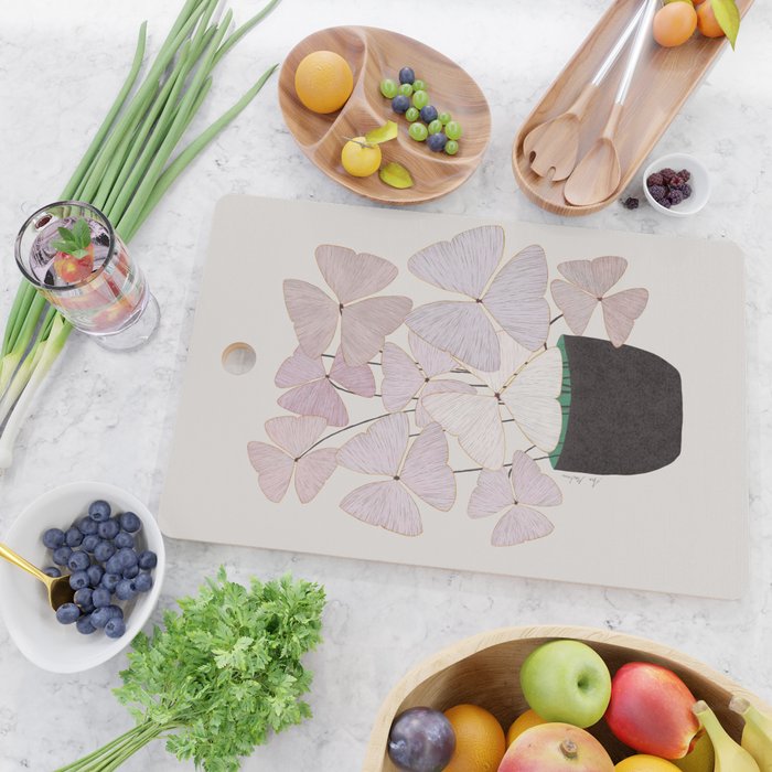  Botanical  clover Pot Cutting Board Gallery Image 2