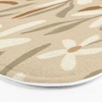 Pastel Wildflowers Bath Mat Gallery Image 3