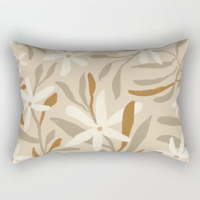 Pastel Wildflowers Rectangular Pillow Gallery Image 2