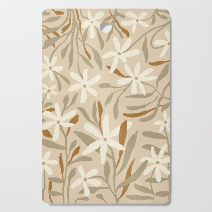 Pastel Wildflowers Cutting Board Gallery Image 1