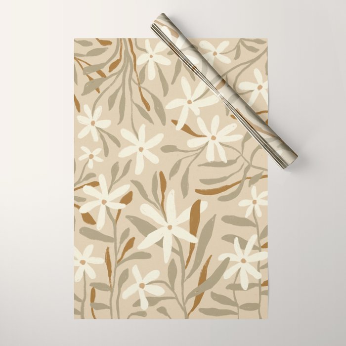 Pastel Wildflowers Wrapping Paper Gallery Image 1
