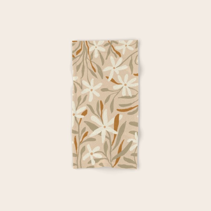 Pastel Wildflowers Bath Towel Gallery Image 1