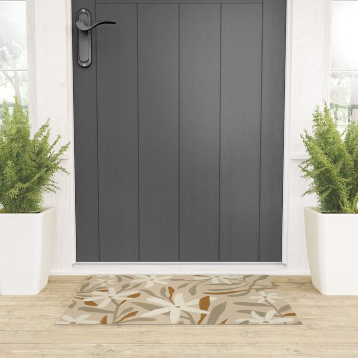 Pastel Wildflowers Welcome Mat Gallery Image 3