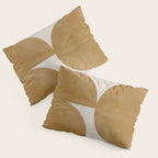 Mid Century Modern Mustard Graphic Pillow Sham Gallery Image 3