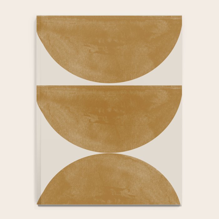 Mid Century Modern Mustard Graphic Notebook Gallery Image 4
