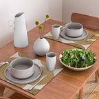 Mid Century Modern Mustard Graphic Placemat Gallery Image 2