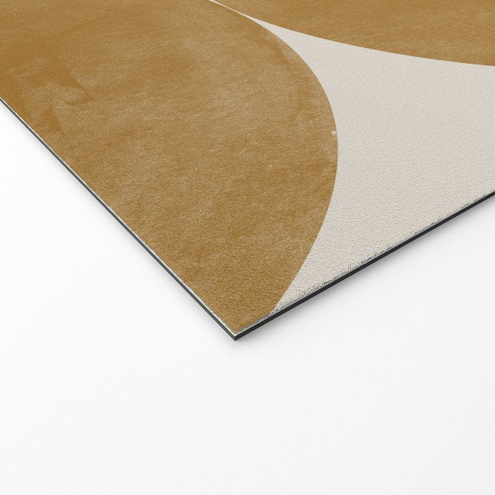 Mid Century Modern Mustard Graphic Welcome Mat Gallery Image 2