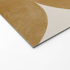Mid Century Modern Mustard Graphic Welcome Mat Gallery Image 2