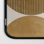 Mid Century Modern Mustard Graphic Laptop Sleeve Gallery Image 3