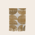 Mid Century Modern Mustard Graphic Wall Hanging Gallery Image 1
