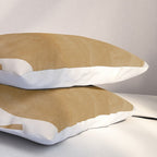 Mid Century Modern Mustard Graphic Pillow Sham Gallery Image 3