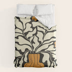Golden Vase 02 | Summer Bloom: Matisse Night Edition Duvet Cover Gallery Image 6