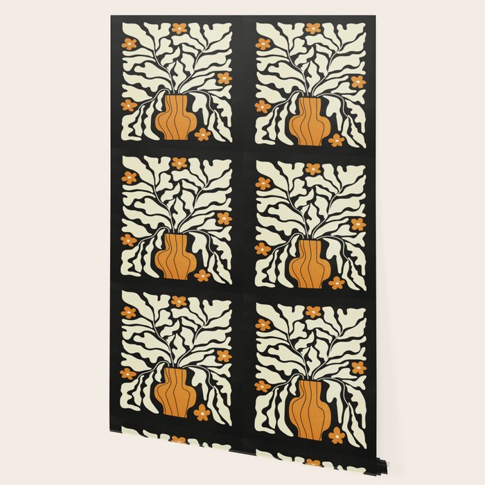 Golden Vase 02 | Summer Bloom: Matisse Night Edition Wallpaper Gallery Image 2