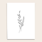Minimal Wildflower Line Art Branch Notebook Gallery Image 4