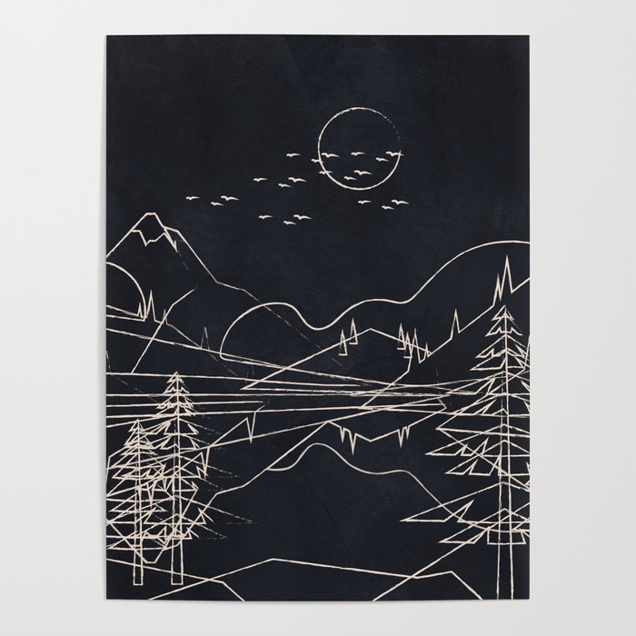 Minimalist Landscape 1 Poster Gallery Image 4