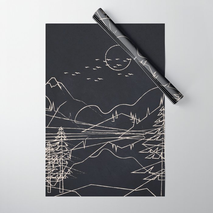 Minimalist Landscape 1 Wrapping Paper Gallery Image 1