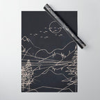 Minimalist Landscape 1 Wrapping Paper Gallery Image 1